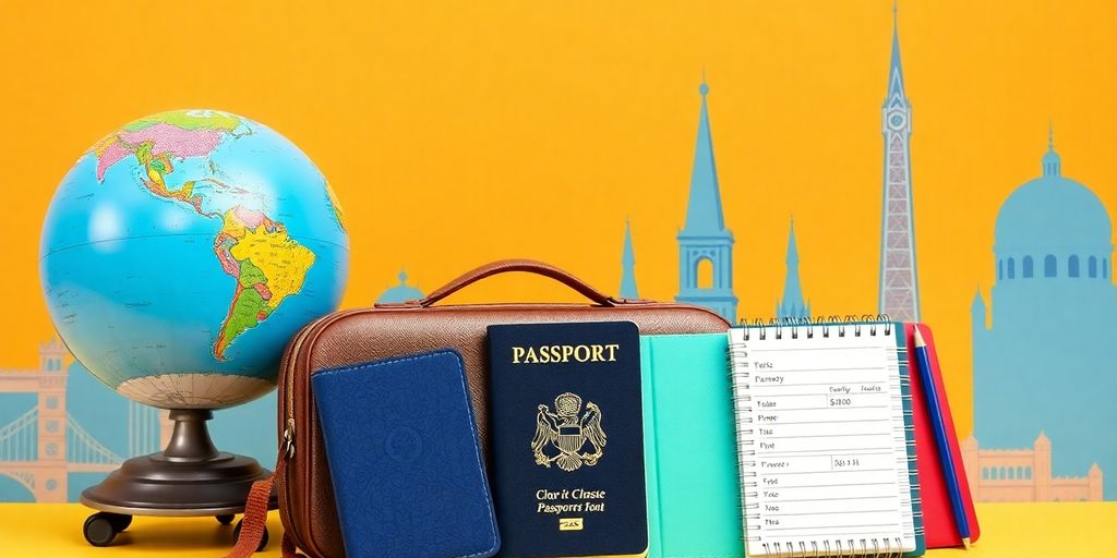 Travel essentials for planning an overseas trip in 2025.